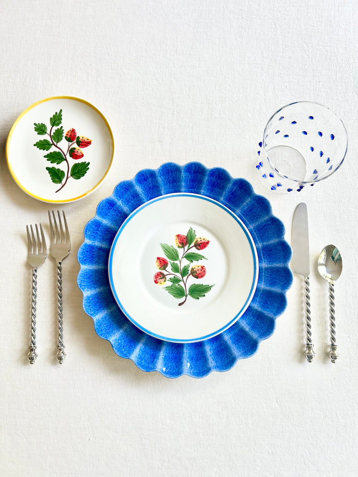 Oyster Dinnerware - Indigo - S/4