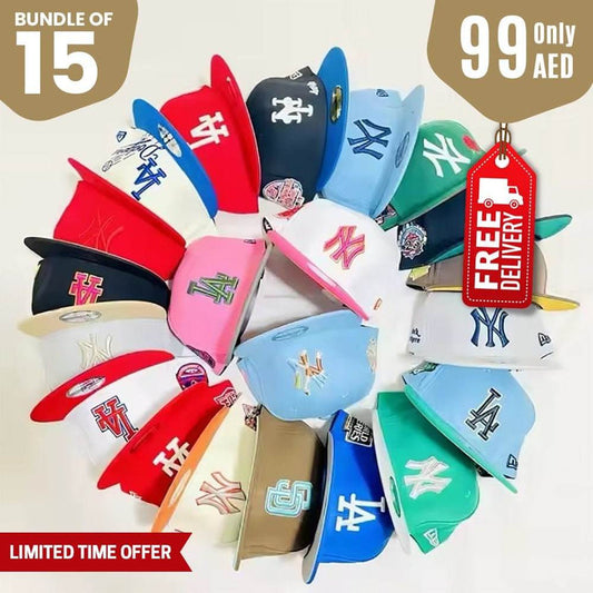 Pack Of 15 Stylish Summer Caps - Dubai Offers Today