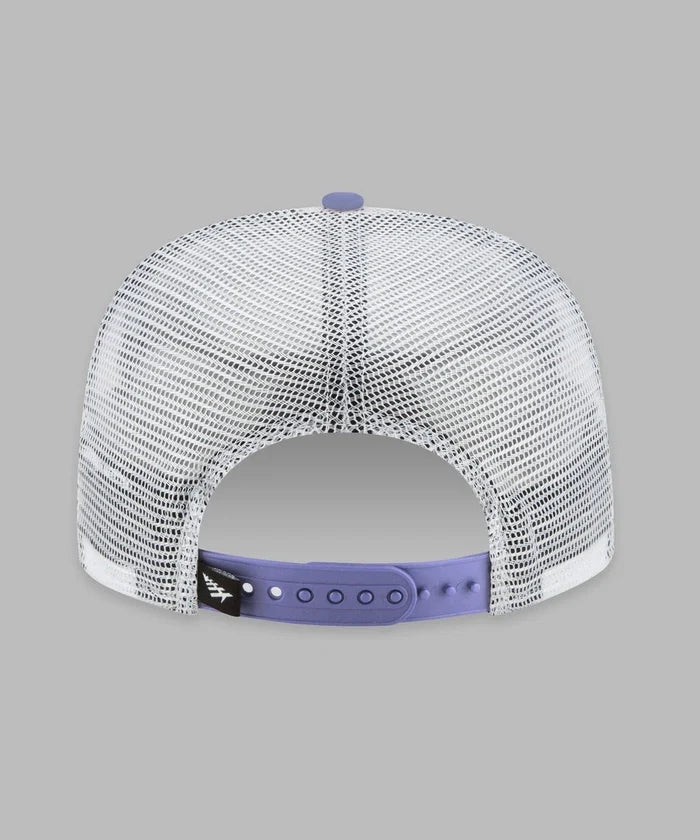 Paper Planes - Script Trucker Hat - Lavender - Clique Apparel