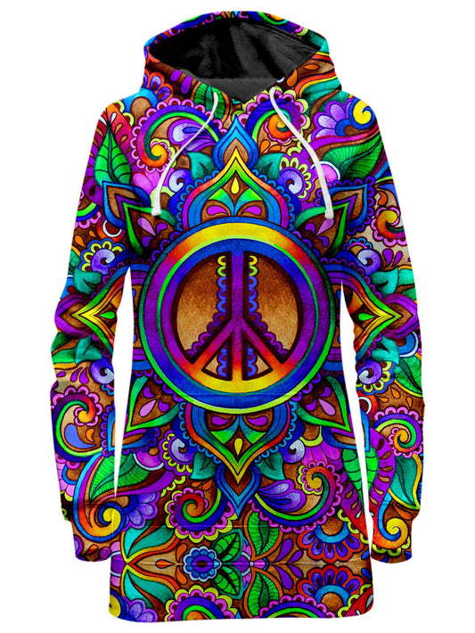 Peace Stock Hoodie Dress BrizBazaar Epic Hoodie