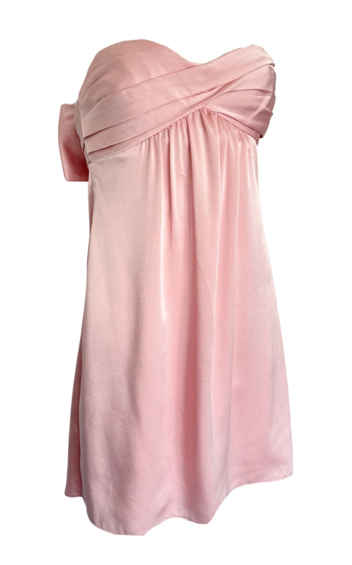 BCBGMAXAZRIA Back Bow Mini Dress - Runway Catalog