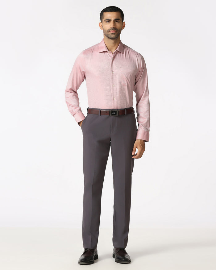 Pink Luxe Jacquard Shirt - Mirror