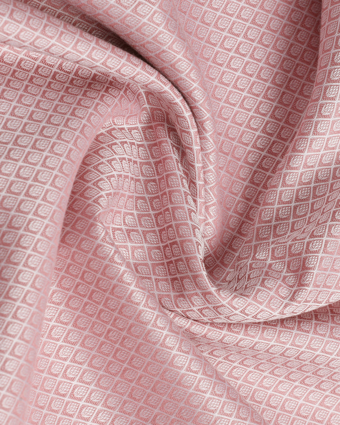 Pink Luxe Jacquard Shirt - Mirror