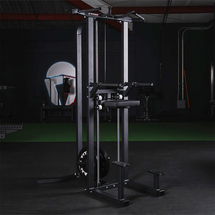Plate-Loaded Assisted Pull-Up and Dip Machine