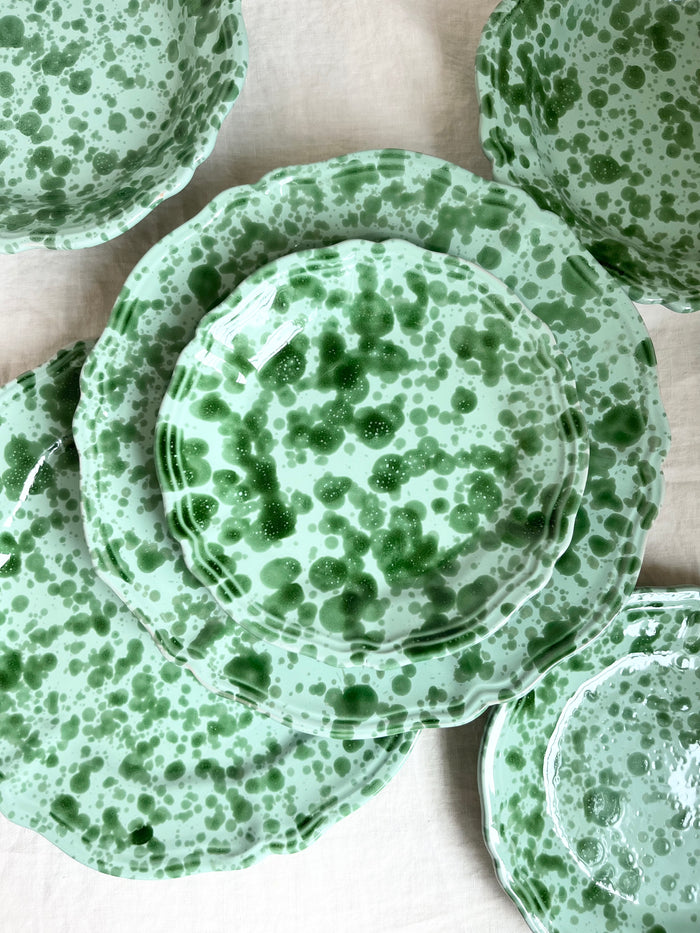 Pompeii Dinnerware - Jade - S/4