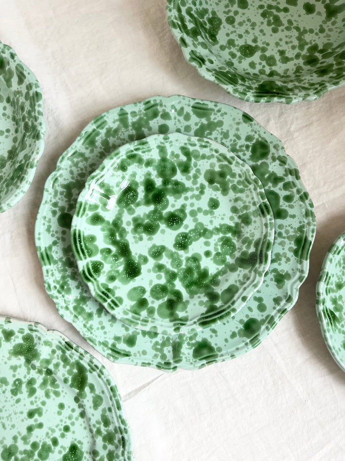 Pompeii Dinnerware - Jade - S/4