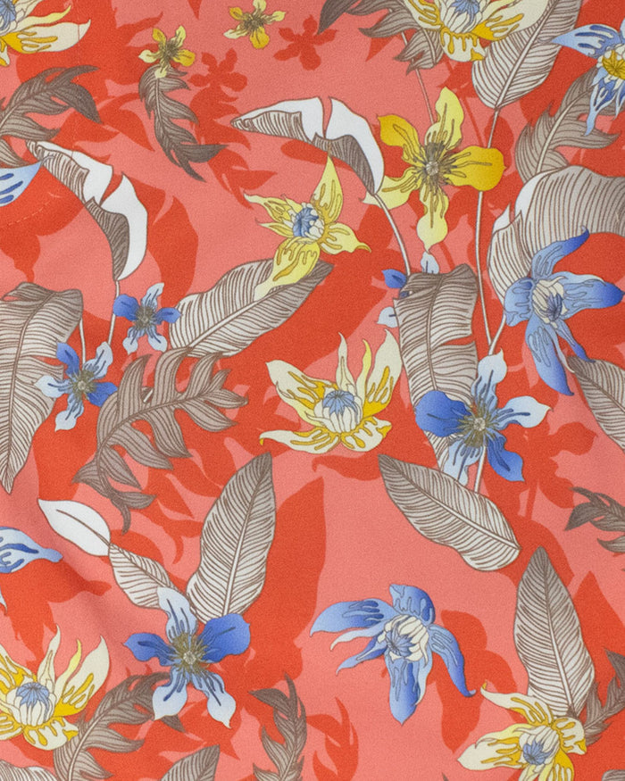 POOL FALLING FLOWERS SWIM SHORT - MELON
