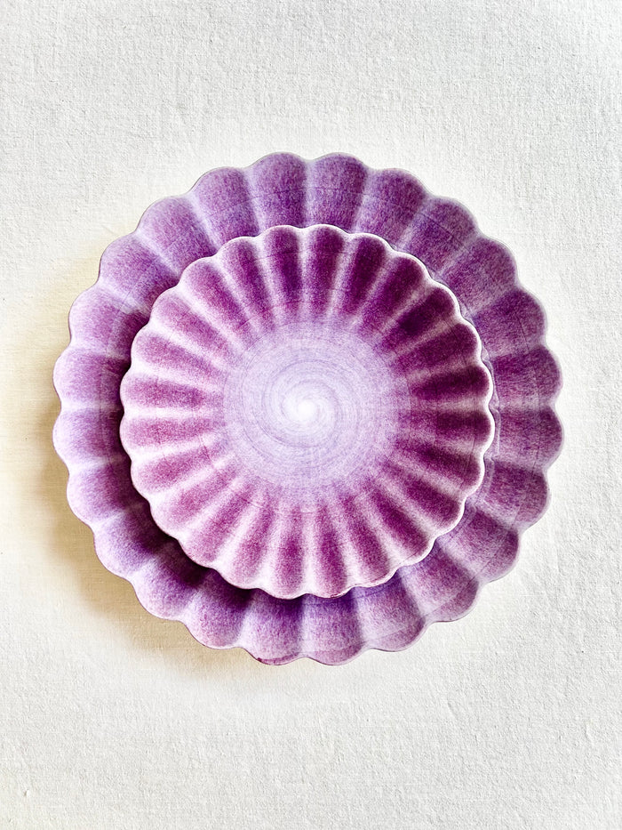 PRE-ORDER -Oyster Dinnerware - Violet - S/4