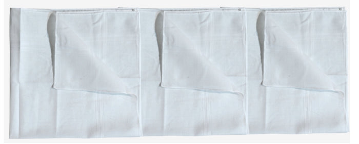 Premium Cotton Compact Handkerchief | Satin Fold Finish