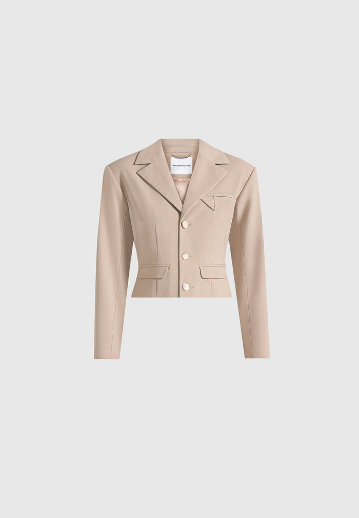 prisca-tailored-cropped-blazer-beige