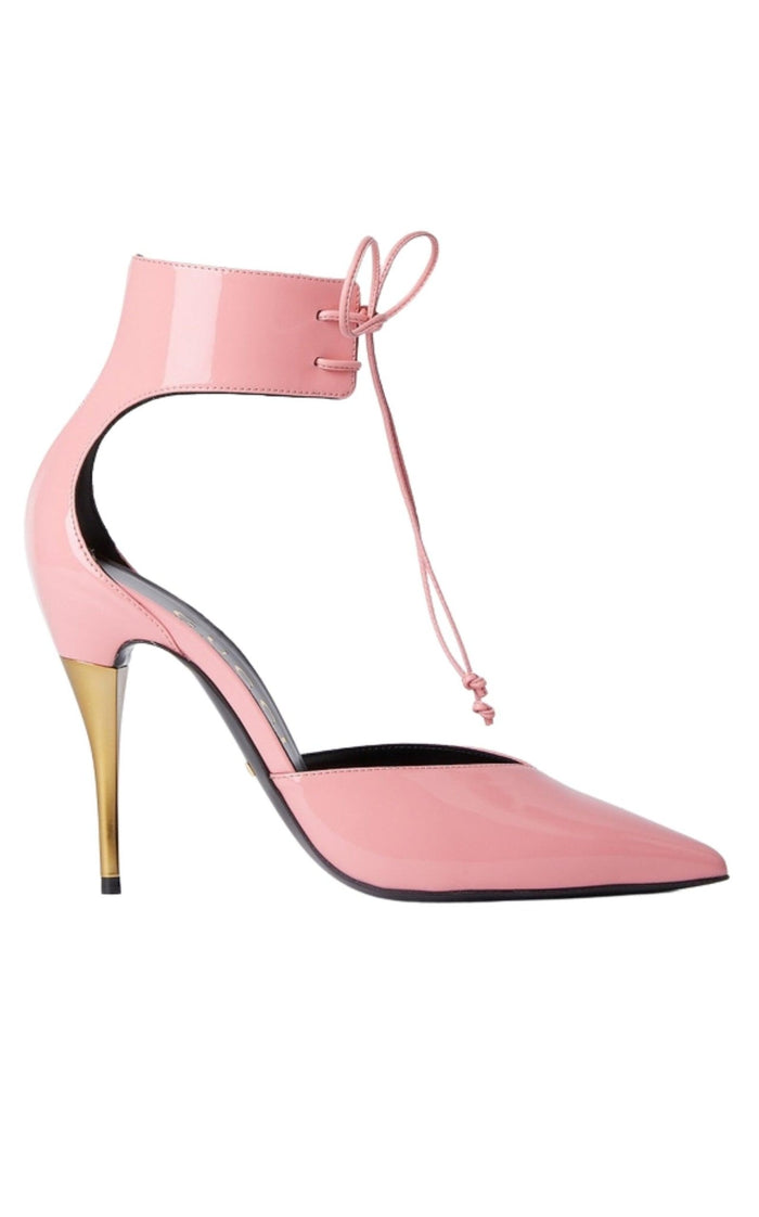 Gucci Priscilla Glossed - Leather Pumps - Runway Catalog