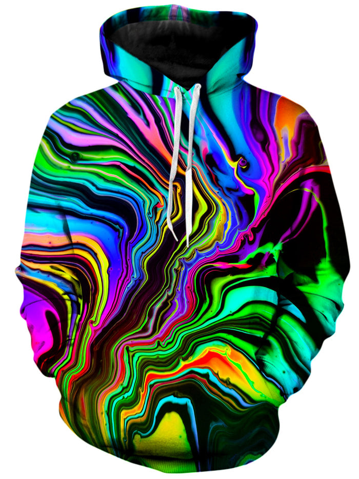 Rainbow Rift Unisex Hoodie Psychedelic Pourhouse Epic Hoodie