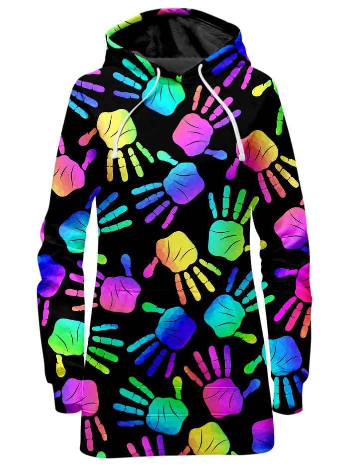 Rave Hands Hoodie Dress Sartoris Art Epic Hoodie