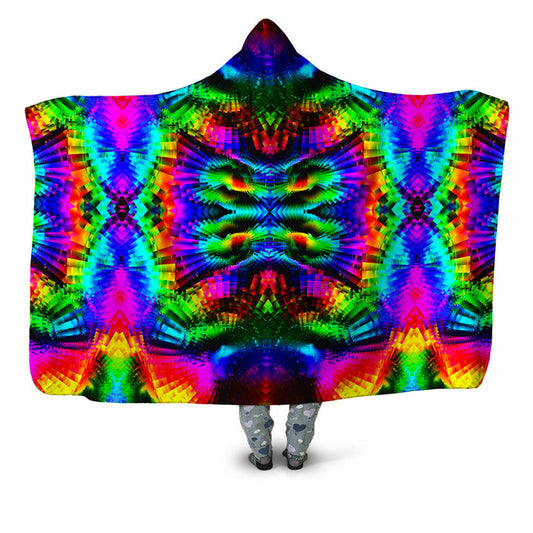 Reality Breakdown Hooded Blanket Psychedelic Pourhouse Epic Hoodie