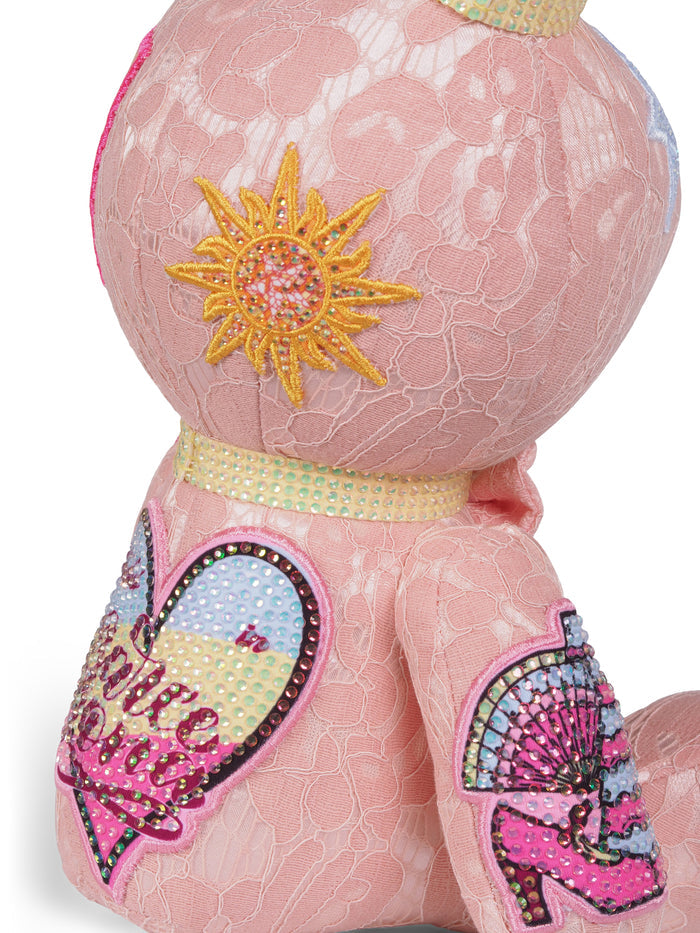 Rebel In Barcelona Crystal Lace Bunny Plush Bunny