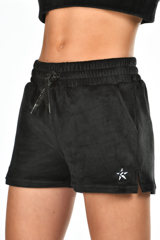 Rebel Mode Shorts in Onyx Black