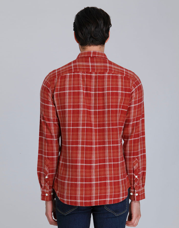 Red Check Full Sleeves Shirt