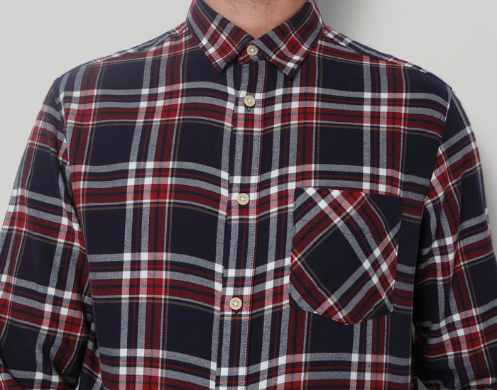 Red Check Full Sleeves Shirt