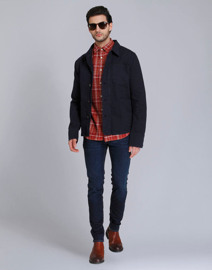 Red Check Full Sleeves Shirt