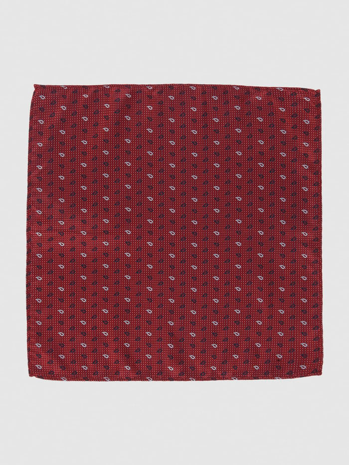 Red Printed Bow Tie
