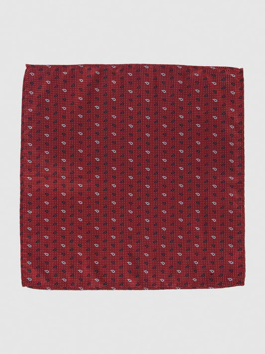 Red Printed Bow Tie