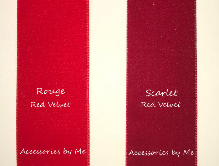 Red Velvet Color Swatch Card