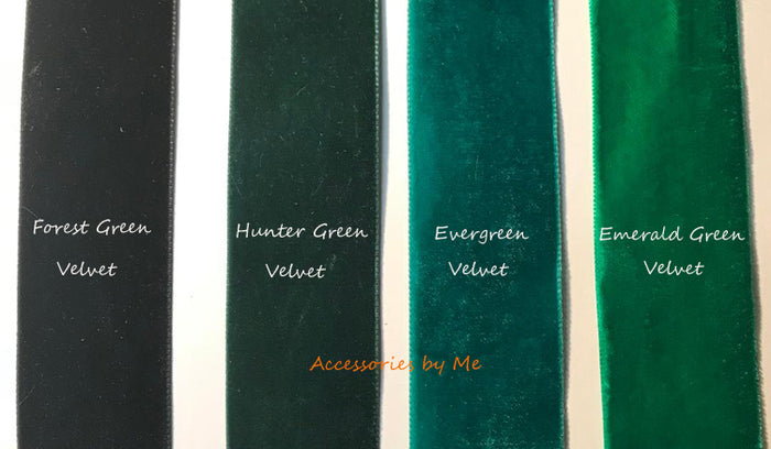 Green Velvet Color Swatch Card
