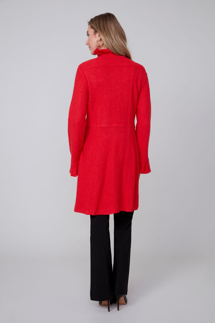 Renuar Scarlet Ruffle Button Jacket