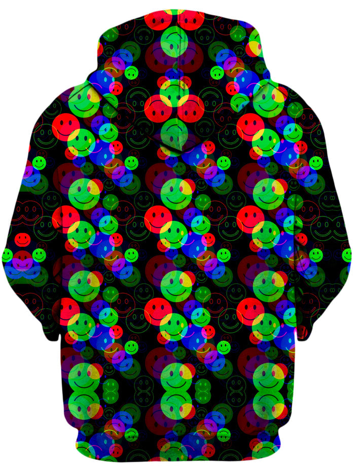 RGB Smile Glitch Unisex Zip-Up Hoodie Big Tex Funkadelic Epic Hoodie