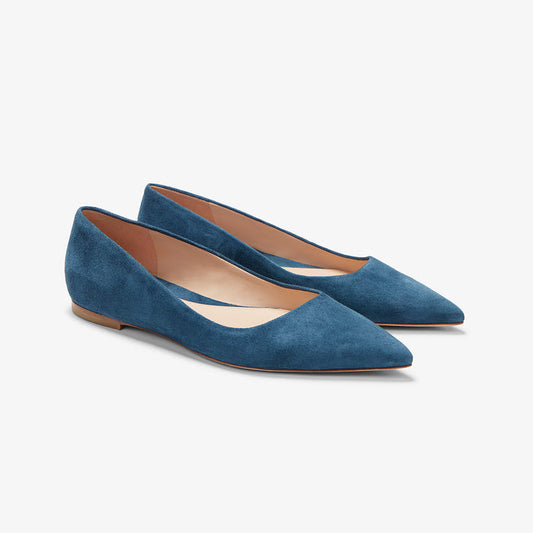 Packshot image of the Rowan Flat - Suede in Midnight Slate | Lead