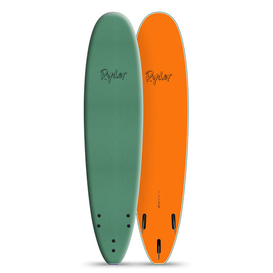 Ryder Mal Series | 8ft Soft Surfboard - Steel Green