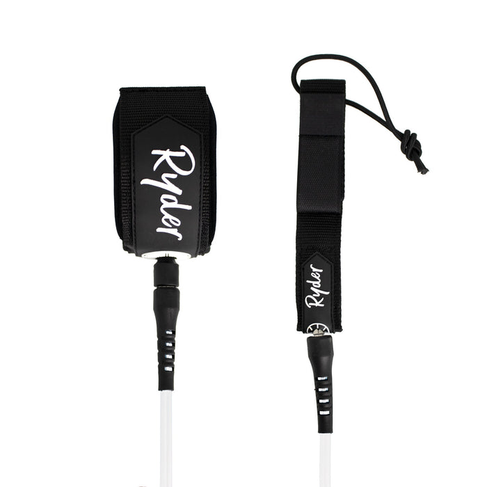 Ryder Surfboard - Clear /White Leg Rope