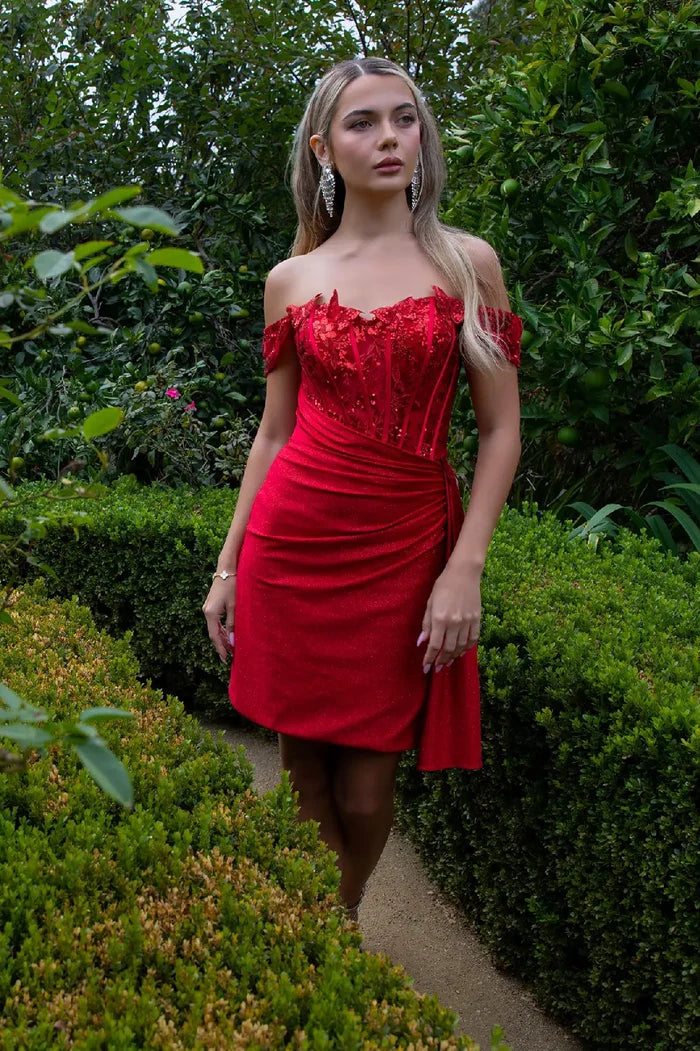 Scarlet Flutter Dress