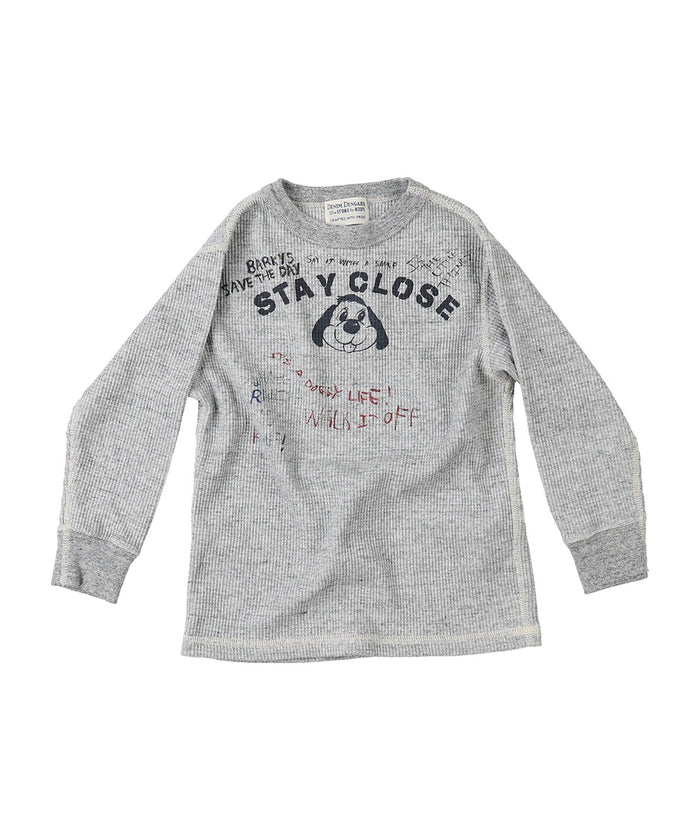 Scribble Waffle L/S Tee