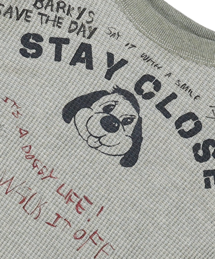 Scribble Waffle L/S Tee