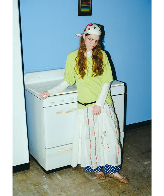 Sheeting Switched Design Skirt (LADIES)