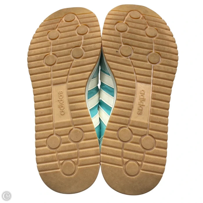 Shoes Sneakers By Adidas In Aqua, Size: 8