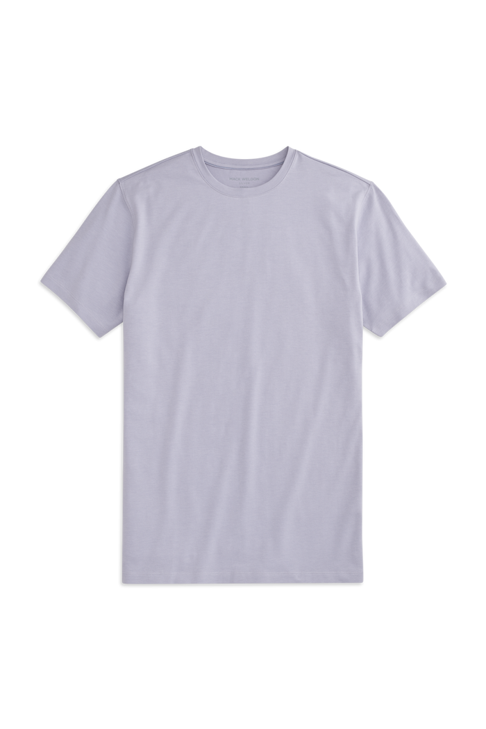 Front view of the Silver Crew Neck T-Shirt in Paper Moon