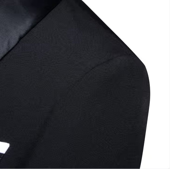 Simon Von Dress Party Black Suit Jacket Slim One Button Stylish Blazer-XX-0044 - SimonVon Shop