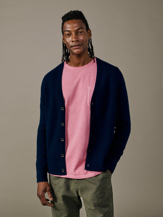 Aubin Navy Simpson Cardigan | Cardigan