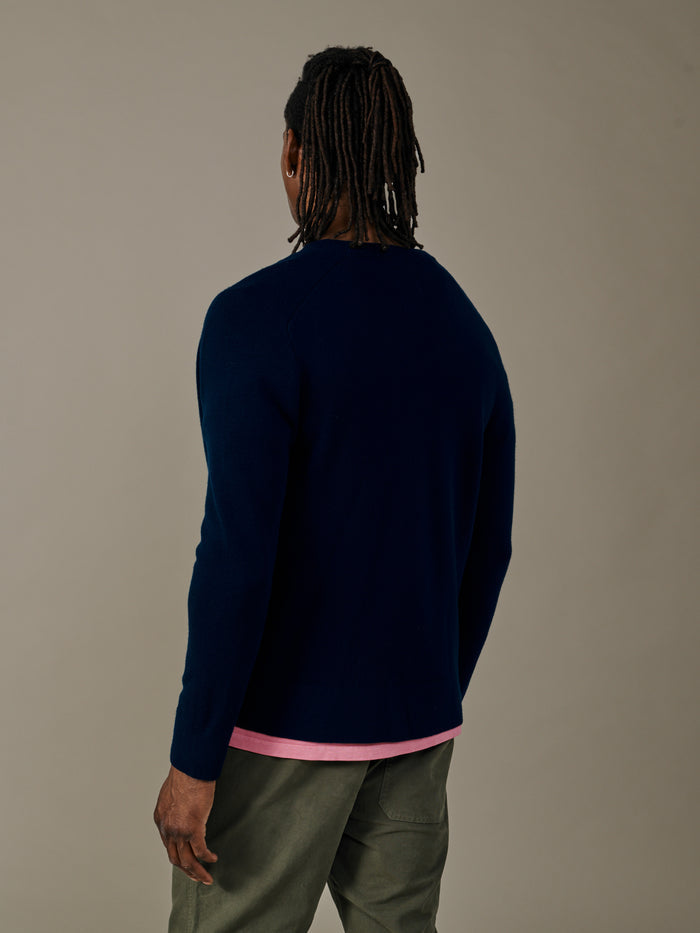 Aubin Navy Simpson Cardigan | Cardigan