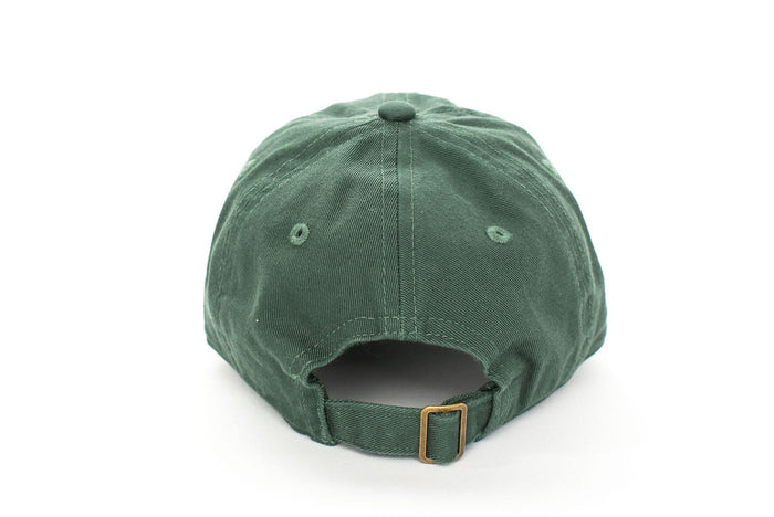 Hunter Green Smiley Face Hat Rey to Z