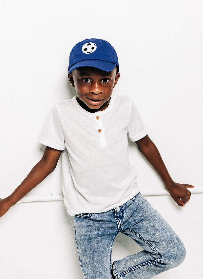 Soccer Patch Baseball Hat