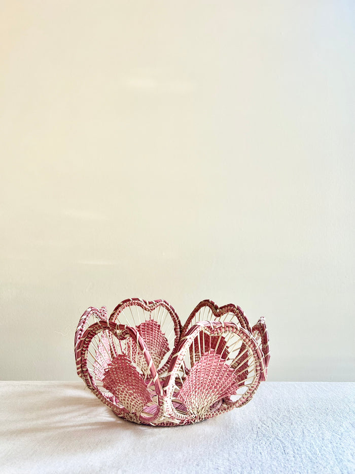 Soleil Bread Basket - Pink