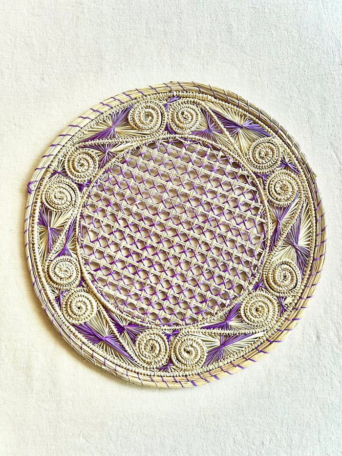 Soleil Charger / Placemat - Lavender  S/4