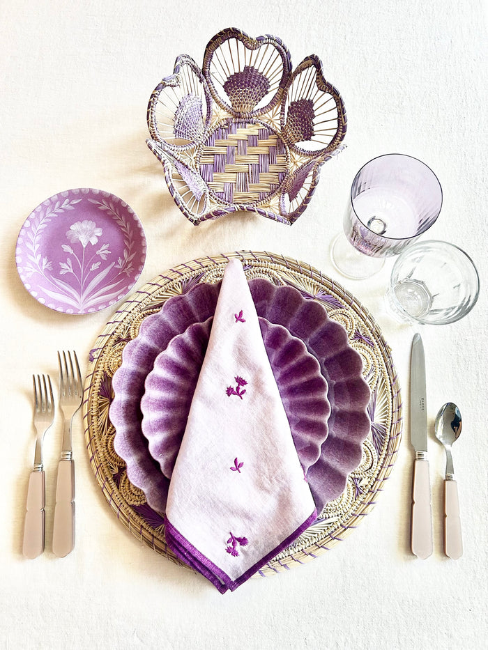 Soleil Charger / Placemat - Lavender  S/4