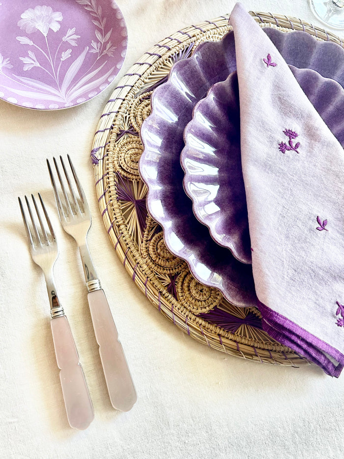 Soleil Charger / Placemat - Lavender  S/4