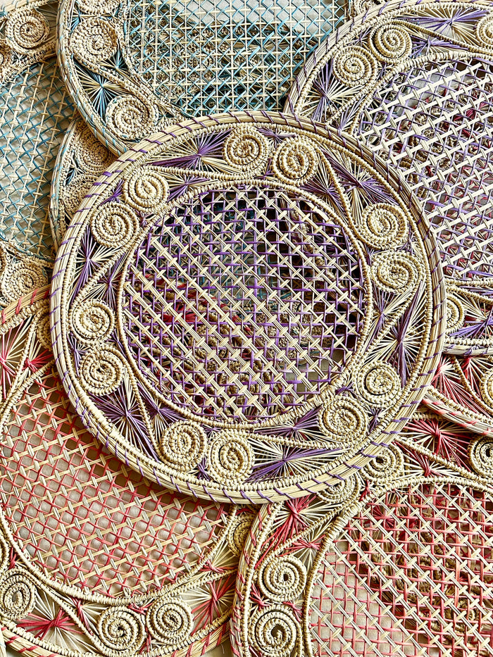 Soleil Charger / Placemat - Lavender  S/4