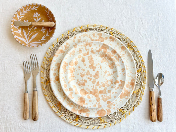 Soleil Charger / Placemat - Saffron S/4
