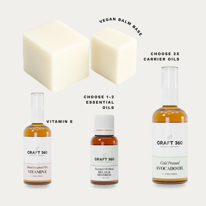 Soothing Vegan Body Balm - DIY Kit (Customisable)